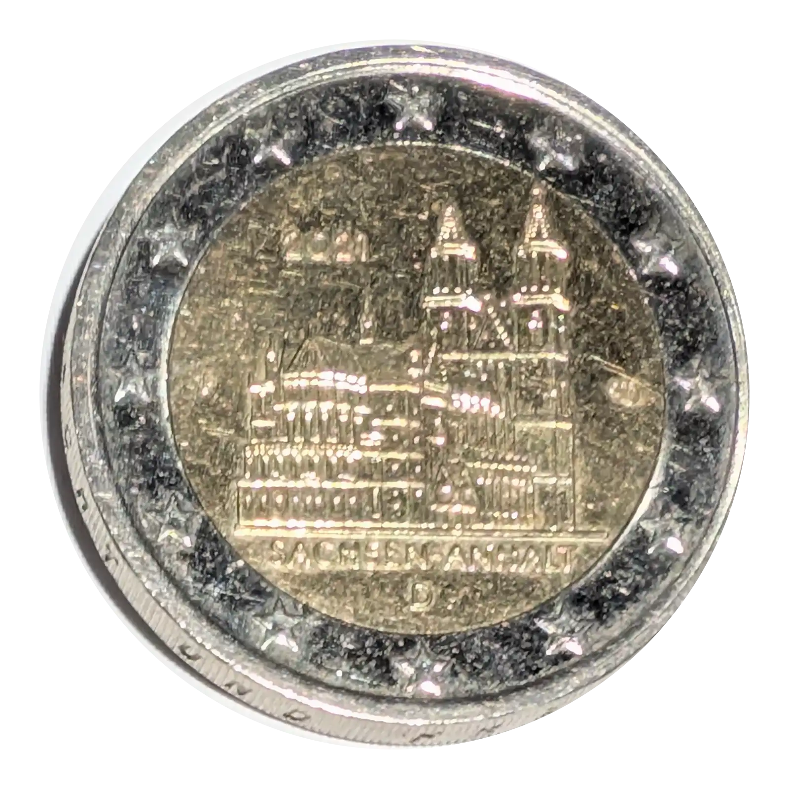 Cara nacional de Alemania 2021 — 2 € de Sajonia-Anhalt